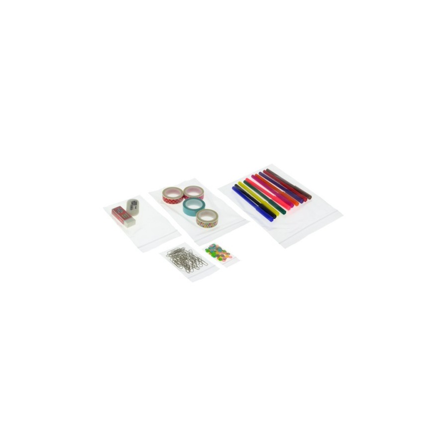 15980-PACK 100 BOLSAS POLIETILENO 50 MICRAS AUTOCIERRE ZIP 120X180MM FIXO 50063300 15980-PACK 100 BOLSAS POLIETILENO 50 MICRAS AUTOCIERRE ZIP 120X180MM FIXO 50063300