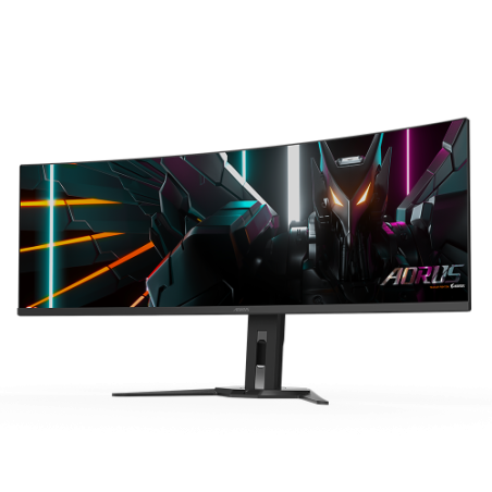 15986-AORUS CO49DQ pantalla para PC 124,5 cm (49") 5120 x 1440 Pixeles DQHD OLED Negro