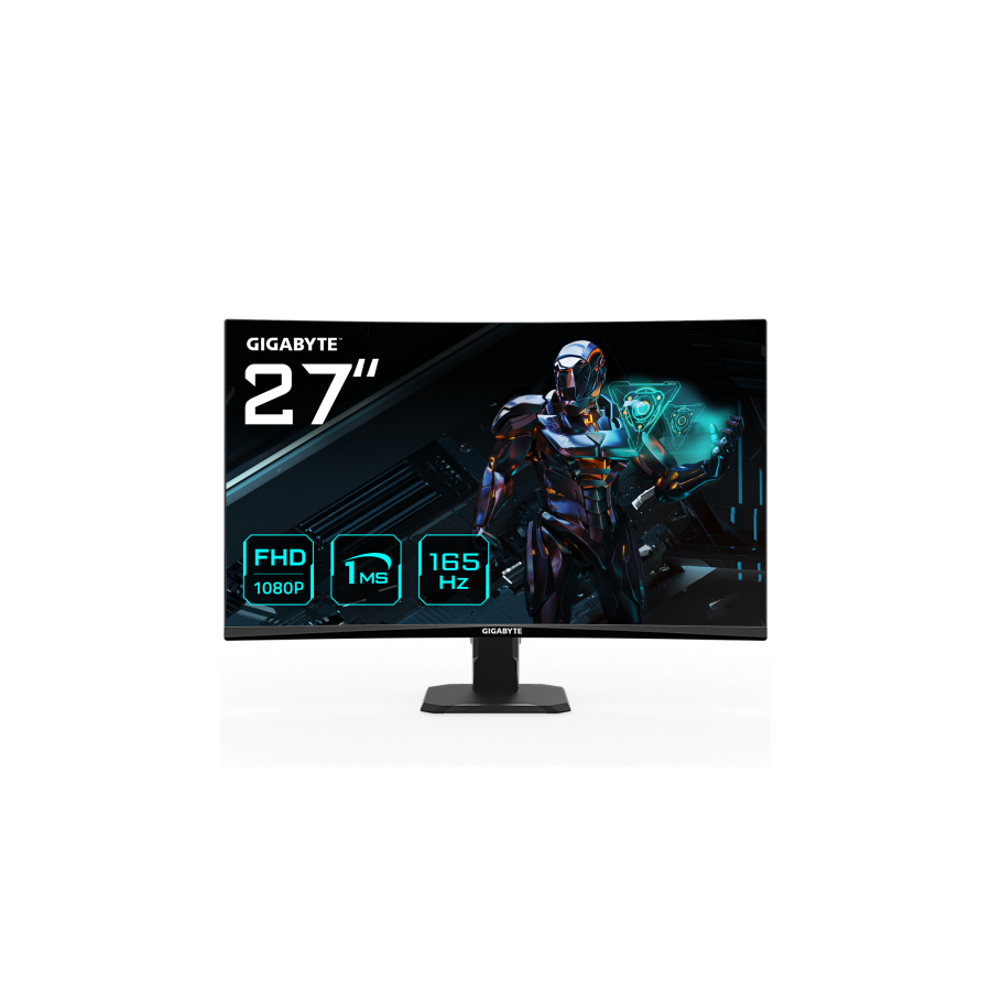 15987-GIGABYTE Monitor de juego GS27F 27" FHD - 1920 x 1080 (FHD), 165Hz, 1ms, 300 cd/m2, FreeSync Premium, compatible c 15987-GIGABYTE Monitor de juego GS27F 27" FHD - 1920 x 1080 (FHD), 165Hz, 1ms, 300 cd/m2, FreeSync Premium, compatible c