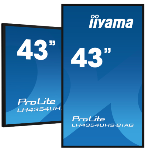 16000-MONITOR IIYAMA 43" (LH4375UHS-B1AG) ANDROID 11 / 3844X2160 (4K UHD) / OPERACION 24/7 /500CD / LANDSC. Y PORTRAIT /