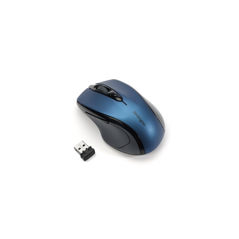 1604-RATON INALAMBRICO PRO FIT TAMANO MEDIO SENSOR OPTICO COLOR AZUL KENSINGTON K72421WW