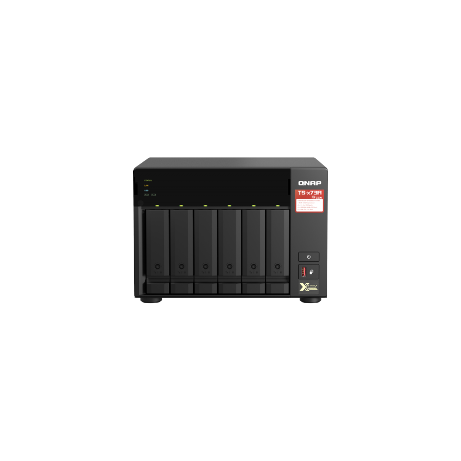 16049-QNAP TS-673A NAS Torre Ethernet Antracita V1500B