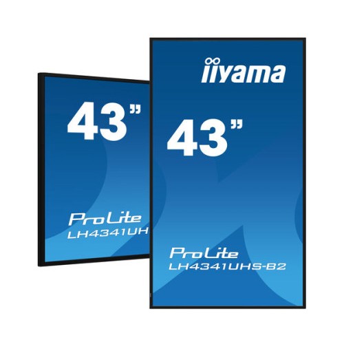 16223-iiyama LH4341UHS-B2 pantalla de senalizacion 108 cm (42.5") LCD 500 cd / m2 4K Ultra HD Procesador incorporado And