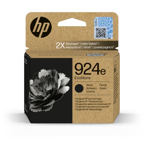 16292-HP Cartucho de Tinta Original EvoMore 924e negra
