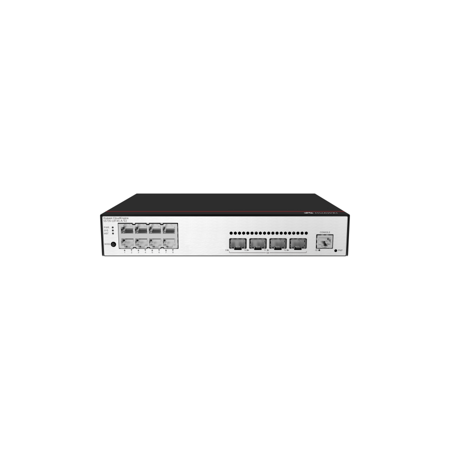 16315-Huawei CloudEngine S5735-L8T4S-A-V2 Gestionado L3 Gigabit Ethernet (10/100/1000) 1U Negro, Plata 16315-Huawei CloudEngine S5735-L8T4S-A-V2 Gestionado L3 Gigabit Ethernet (10/100/1000) 1U Negro, Plata