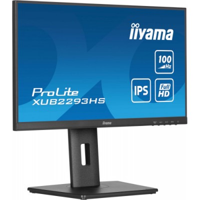 iiyama ProLite XUB2293HS B6 pantalla para PC 546 cm 215 1920 x 1080 Pixeles Full HD LED Negro