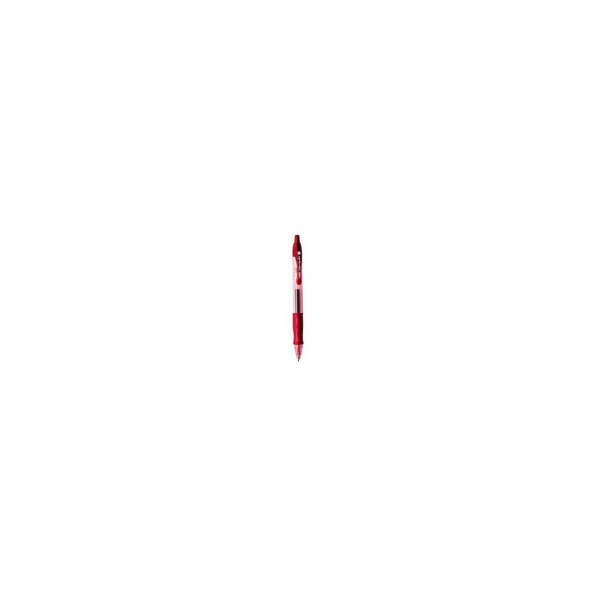 BIC 829159 boligrafo Rojo Boligrafo de punta retractil con pulsador 12 piezas