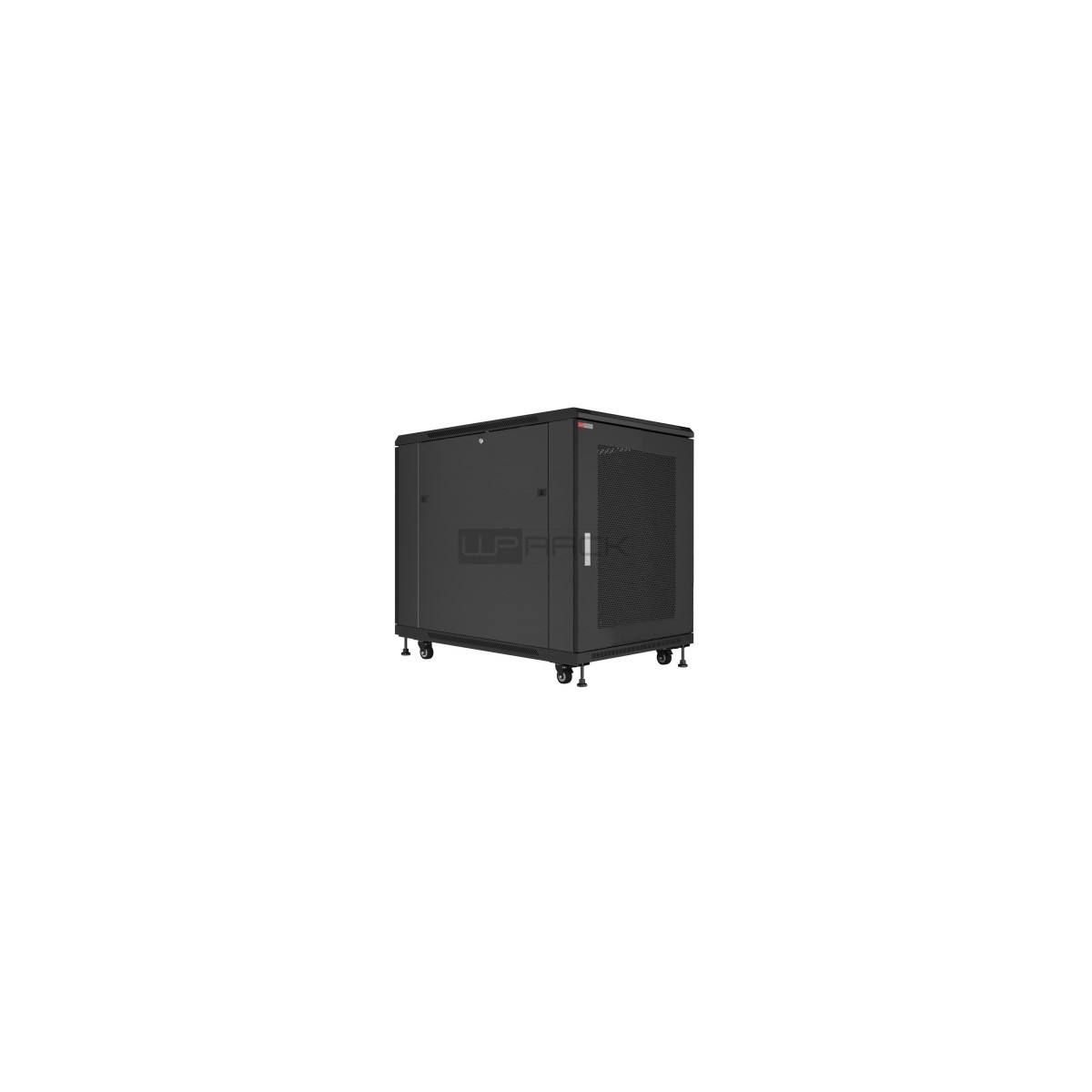 STANDING SERVER RACK RSB SERIES 19 10U 600X600MM MOUNTED BLACK RAL 9005