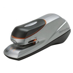 1664-GRAPADORA ELECTRICA OPTIMA GRIP HASTA 20 HOJAS COLOR NEGRO / PLATA REXEL 2102349