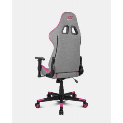 DRIFT DR90 PRO Silla para videojuegos de PC Asiento acolchado Gris Rosa