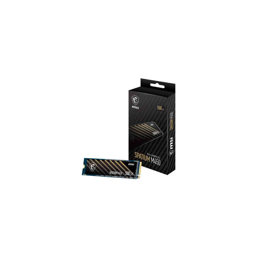 16849-MSI SPATIUM M450 PCIe 4.0 NVMe M.2 500GB PCI Express 4.0 3D NAND