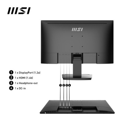 MSI Pro MP243X pantalla para PC 605 cm 238 1920 x 1080 Pixeles Full HD Negro