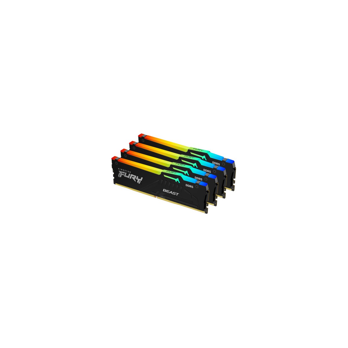 Kingston Technology FURY Beast RGB modulo de memoria 128 GB 4 x 32 GB DDR5