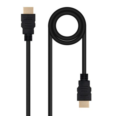 Nanocable Cable HDMI V20 4K60Hz 18Gbps A M A M 10m Negro