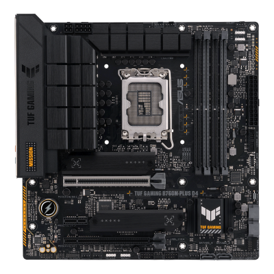 PLACA ASUS TUF GAMING B760M PLUSINTEL1700B7604DDR5128GBHDMIDP4SATA2M25USB 321USB C25GBMATX