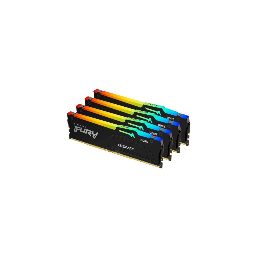 16908-Kingston Technology FURY Beast RGB modulo de memoria 128 GB 4 x 32 GB DDR5 16908-Kingston Technology FURY Beast RGB modulo de memoria 128 GB 4 x 32 GB DDR5