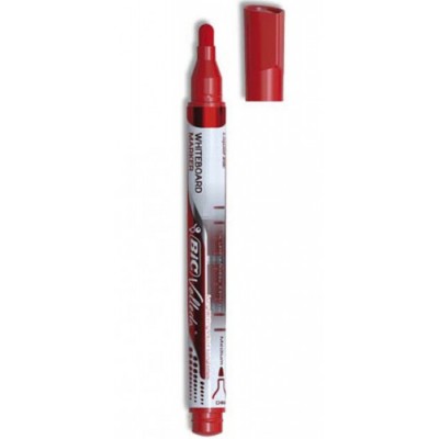 MARCADOR PARA PIZARRA BLANCA TINTA LIQUIDA TRAZO 2MM ROJO VELLEDA 902089