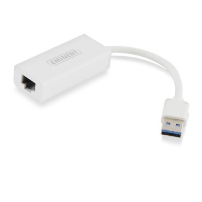 Eminent EM1017 adaptador de cable USB RJ45 Blanco