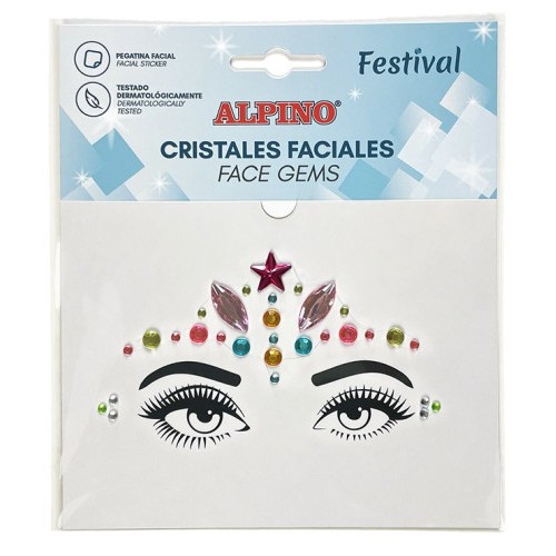 17334-ALPINO GEMAS FACIALES ADHESIVAS FESTIVAL ALPINO DL000631