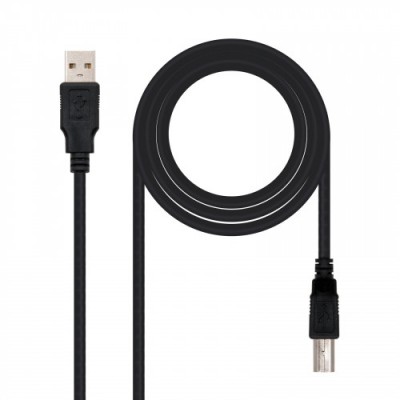 Nanocable CABLE USB 20 IMPRESORA TIPO A M B M NEGRO 18 M