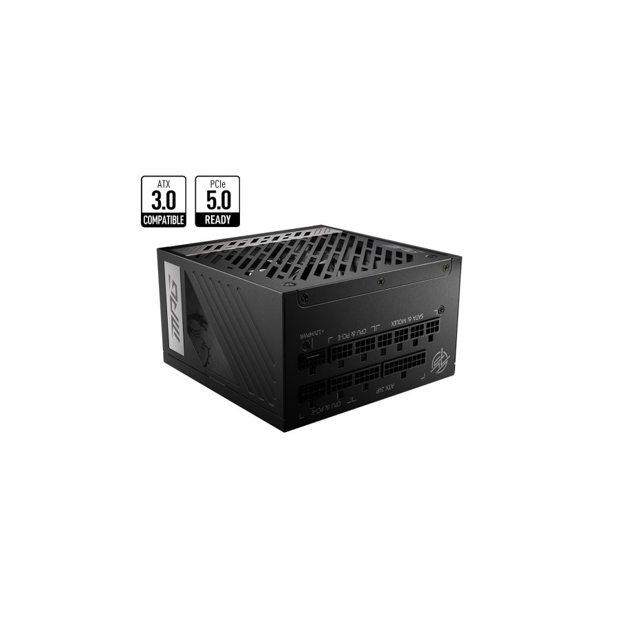 17422-MSI MPG A850G PCIE5 unidad de fuente de alimentacion 850 W 24-pin ATX ATX Negro 17422-MSI MPG A850G PCIE5 unidad de fuente de alimentacion 850 W 24-pin ATX ATX Negro