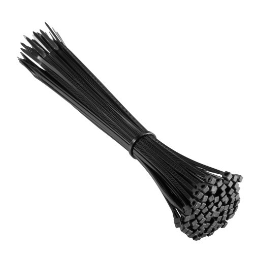 17579-Ewent EW1564 presilla Brida de entrada paralela Nylon Negro 100 pieza(s)