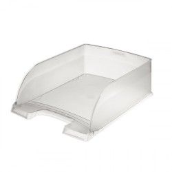 1758-BANDEJA APILABLE JUMBO EN POLIESTIRENO FORMATO FOLIO COLOR CRISTAL LEITZ 52330003