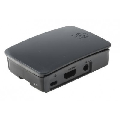 RASPBERRY CAJA PARA RASPBERRY OFICIAL PI 3 NEGRO GRIS 9098138