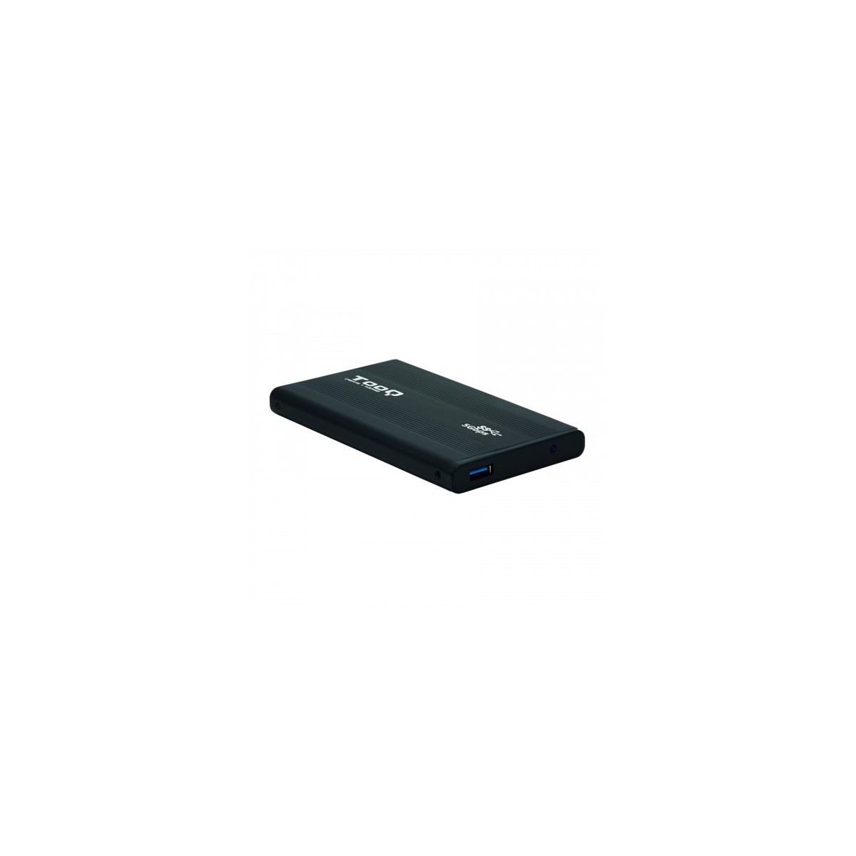 TooQ TQE 2524B caja para disco duro externo 25 Caja de disco duro HDD Negro