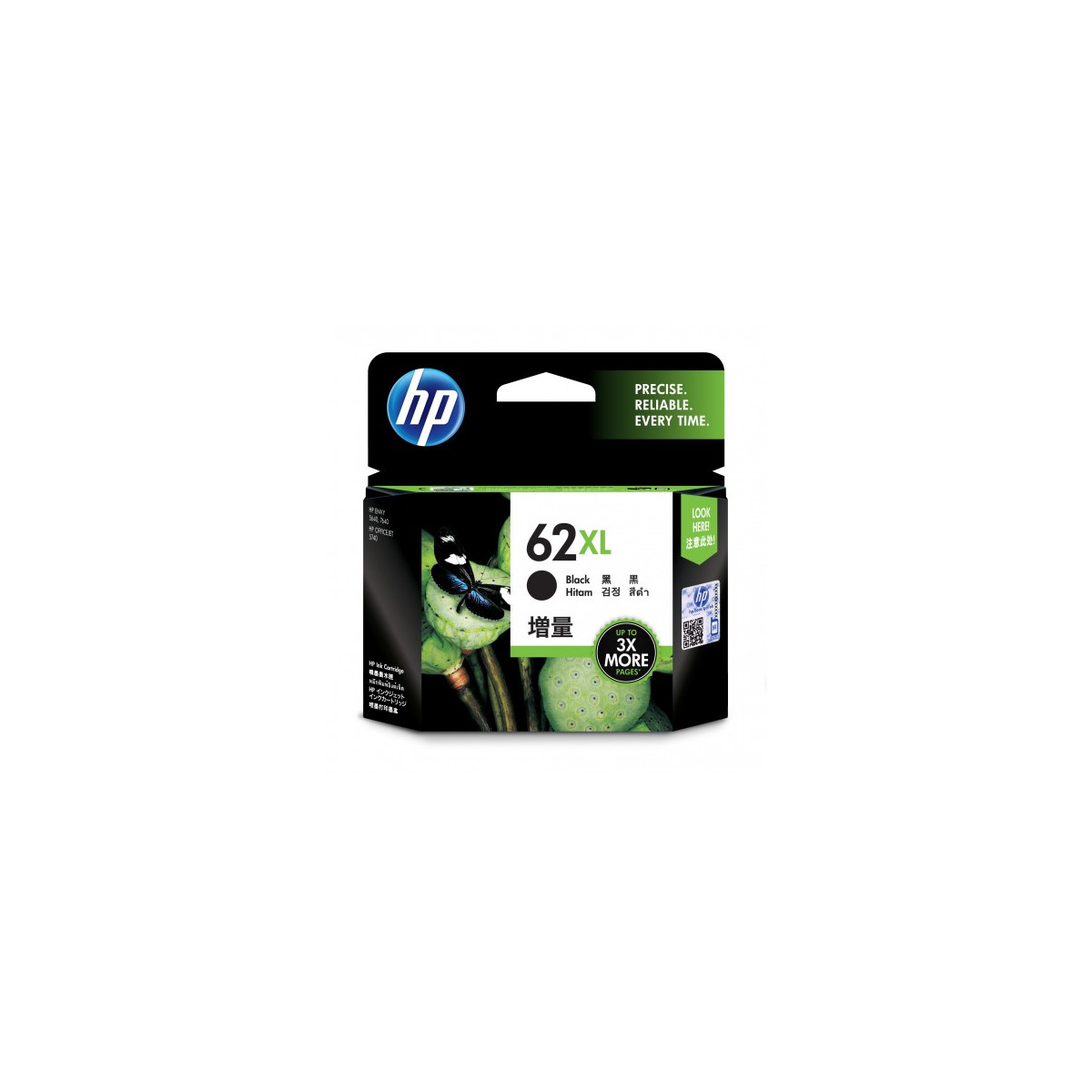 HP 62XL CARTUCHO DE TINTA HP62XL NEGRO C2P05AE