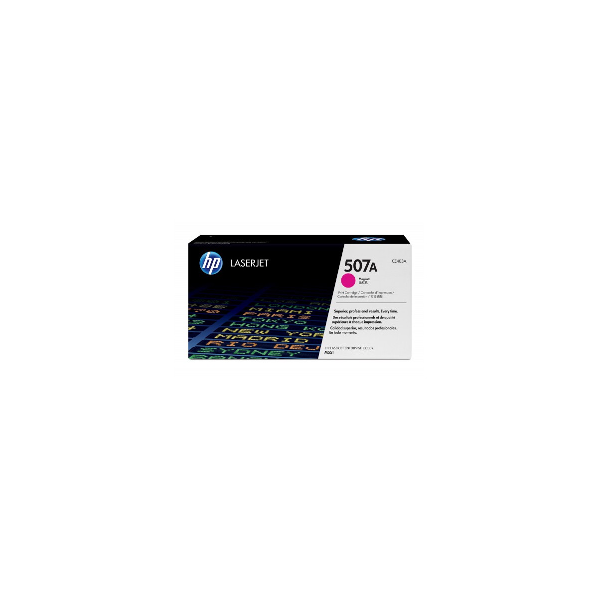 HP 507A TONER HP507A MAGENTA CE403A