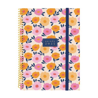 AGENDA 2025 TRENDY DESIGN E10 155X212MM SEMANA VISTA HORIZONTAL SELVA FINOCAM 742232925