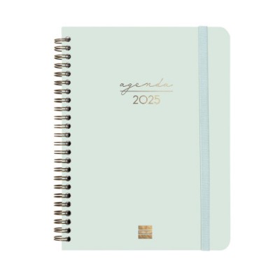 AGENDA 2025 TRENDY ALMA E10 155X212MM SEMANA VISTA HORIZONTAL MENTA FINOCAM 762020325