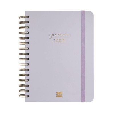 AGENDA 2025 TRENDY ALMA E10 155X212MM DIA PAGINA LILA FINOCAM 762040225