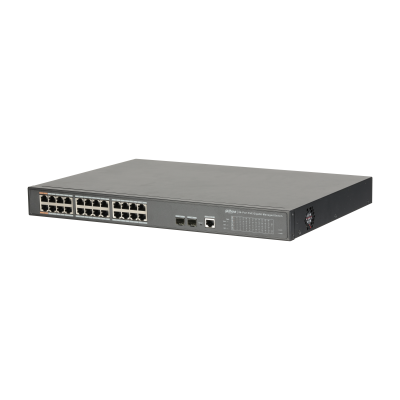 DAHUA DH PFS4226 24GT 360 26 PORT MANAGED GIGABIT SWITCH WITH 24 PORT POE