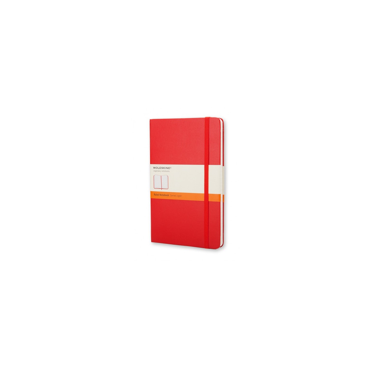 LIBRETA CLASICA TAPA DURA ROJA P 9X14CM RAYADA MOLESKINE MM710R