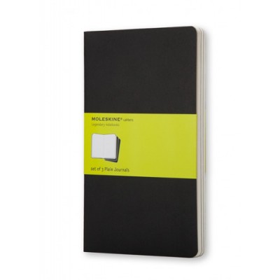 SET DE 3 LIBRETAS CAHIER NEGRAS P 9X14CM LISA MOLESKINE QP313