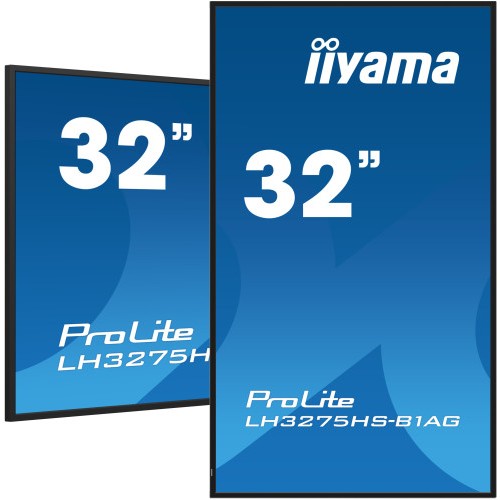 17982-iiyama ProLite Pantalla plana para senalizacion digital 81,3 cm (32") LCD Wifi 500 cd / m2 Full HD Negro Procesado