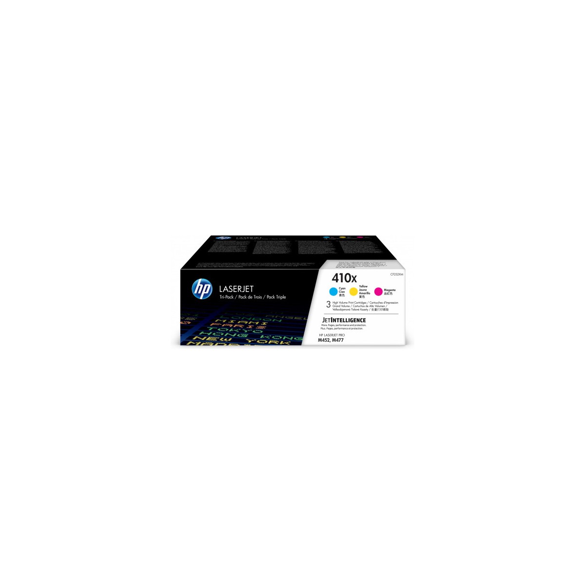 HP 410X TONER HP410X TRICOLOR CF252XM