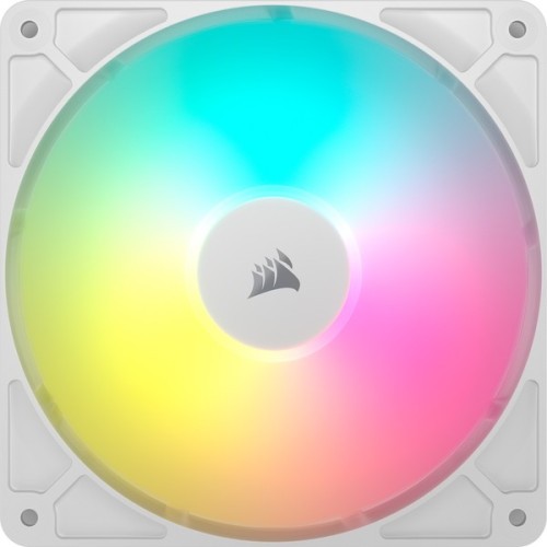 18021-VENTILADOR CAJA CORSAIR RS ARGB Series 140 White 140mm ARGB Fan Single Pack CO-9050186-WW