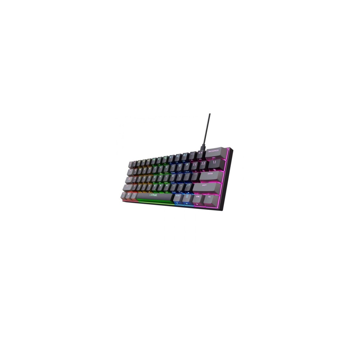 TRUST GXT867 ACIRA 60 MINI GAMING KEYBOARD ES