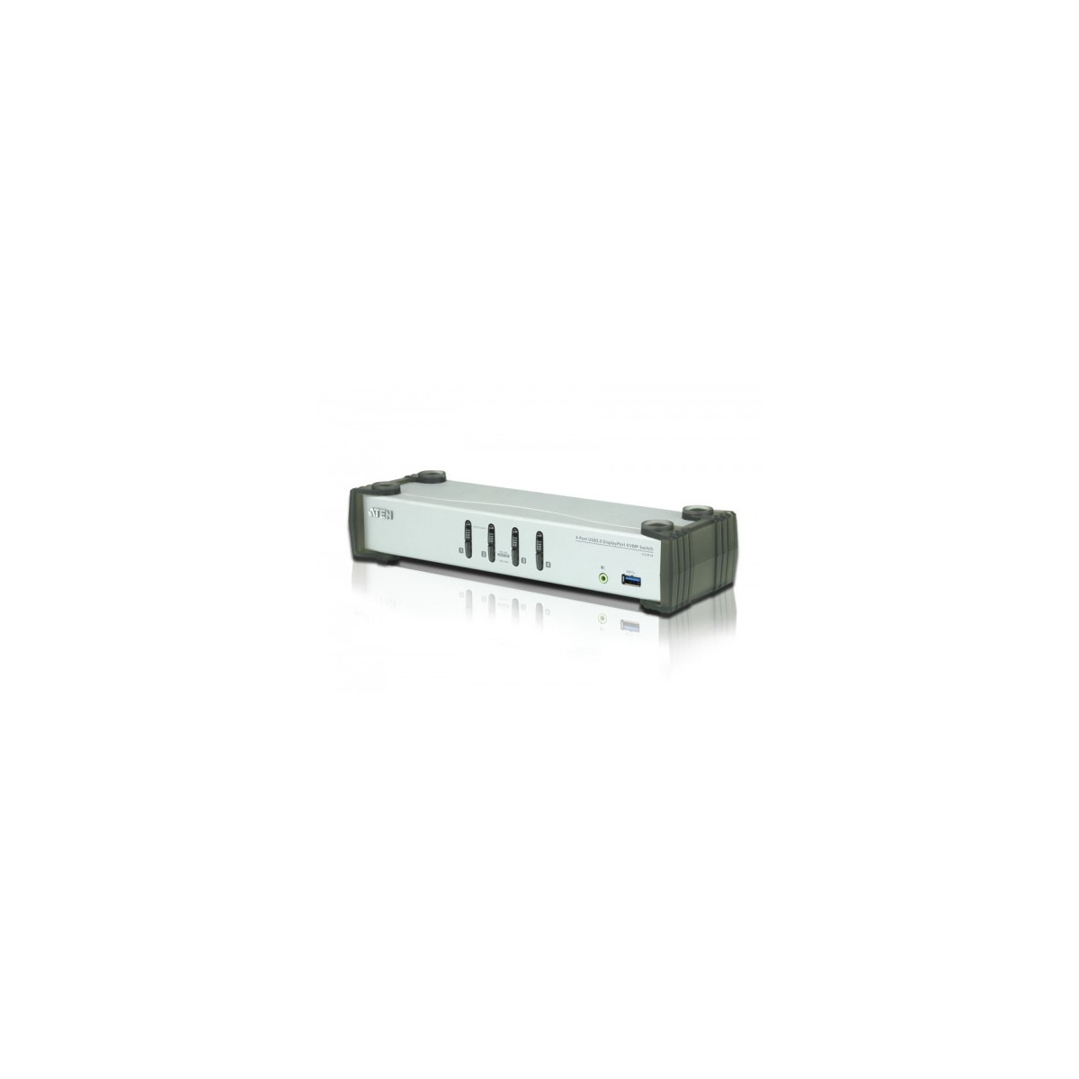 Aten CS1914 interruptor KVM Negro Gris