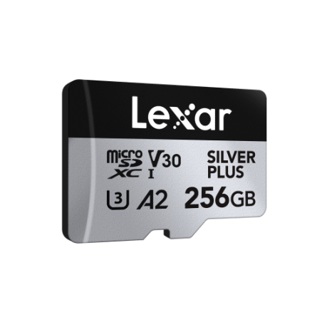 18555-Lexar Professional SILVER PLUS 256 GB MicroSDXC UHS-I Clase 3