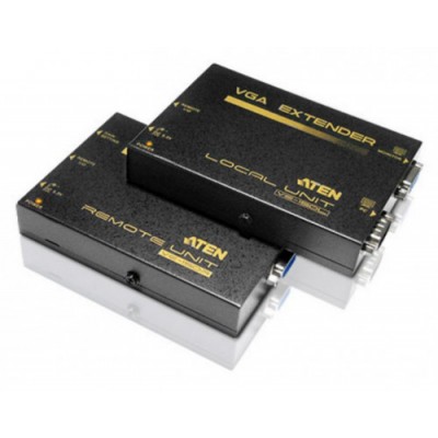Aten VE150A extensor audio video Transmisor y receptor de senales AV Negro