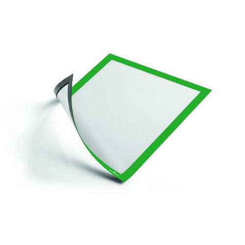 18578-PACK 5 MARCOS DURAFRAME MAGNETIC A4 VERDE DURABLE 486905