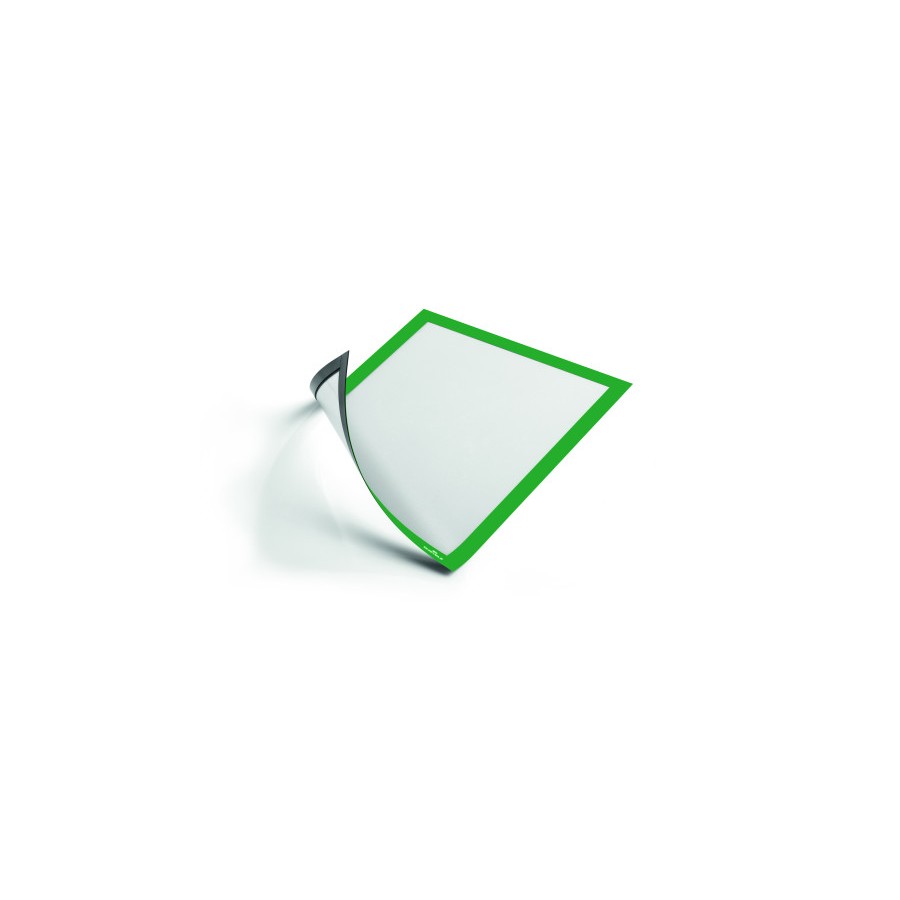 18578-PACK 5 MARCOS DURAFRAME MAGNETIC A4 VERDE DURABLE 486905