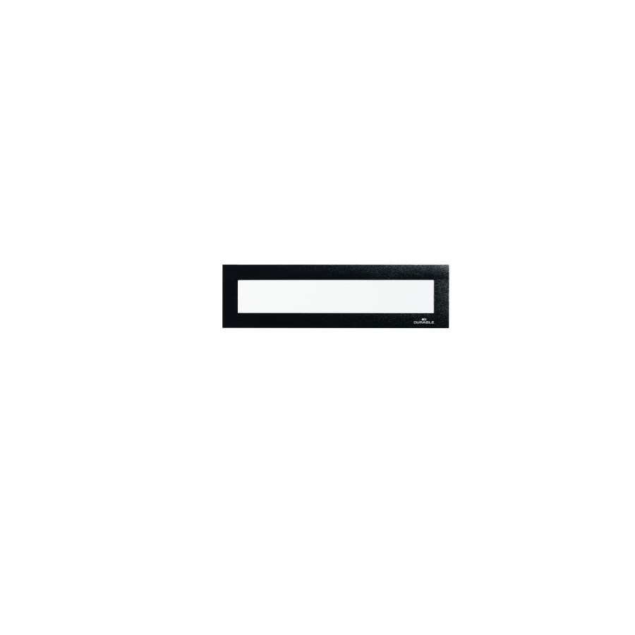 18583-PACK 5 MARCOS INFORMATIVOS DURAFRAME MAGNETIC TOP 236X66MM NEGRO DURABLE 498601