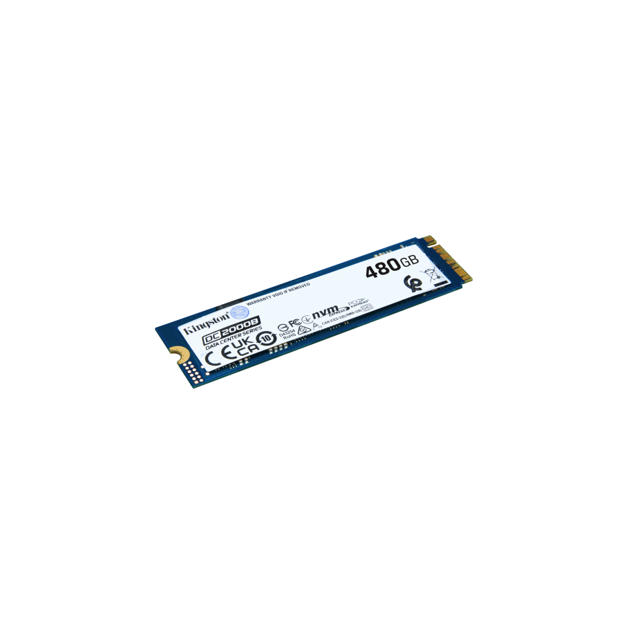 18624-Kingston Technology DC2000B M.2 480 GB PCI Express 4.0 NVMe 3D TLC