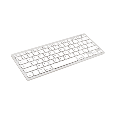 Bluestork BS KB MICRO BT SP teclado Bluetooth QWERTY Espanol Plata Blanco