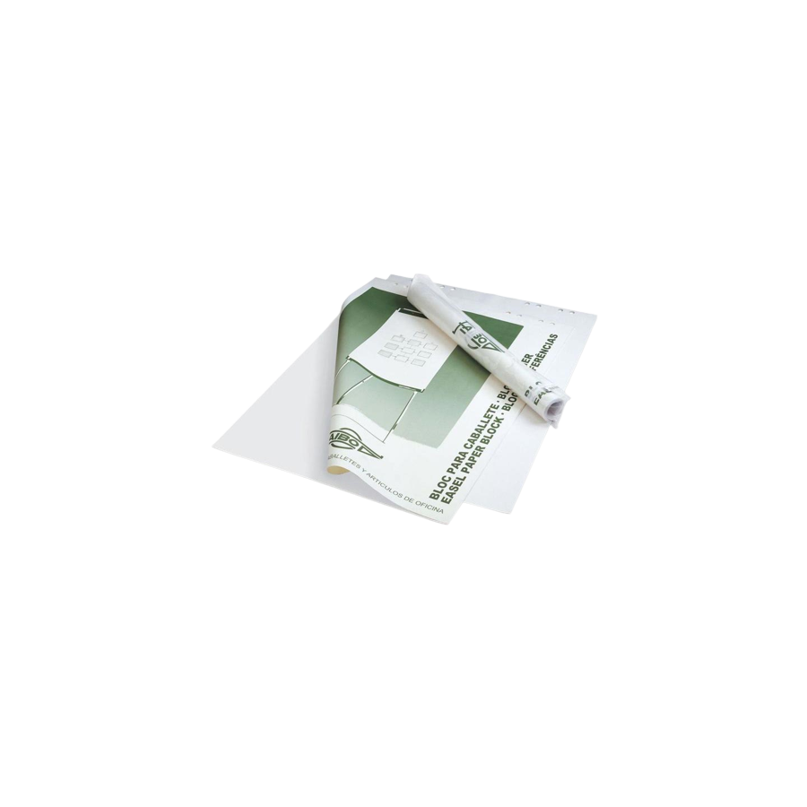 1866-FAIBO bloc papel para pizarra 25 hojas Blanco 1866-FAIBO bloc papel para pizarra 25 hojas Blanco